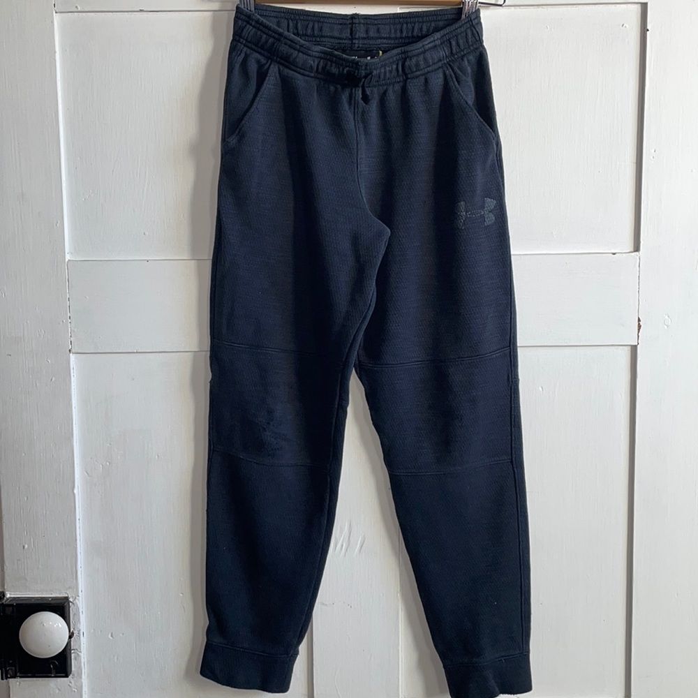 Under Armour Joggers Dark Gray Athletic Casual Worn Sweatpants Size Medium